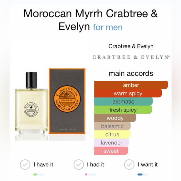 Crabtree & Evelyn Moroccan Myrrh Discontinued HTF - Picture 6 of 7